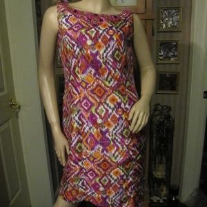 Tiana B Purple & Orange Dress size 8